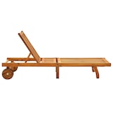 thumbnail of Tumbona de jardín con cojín madera maciza de acacia