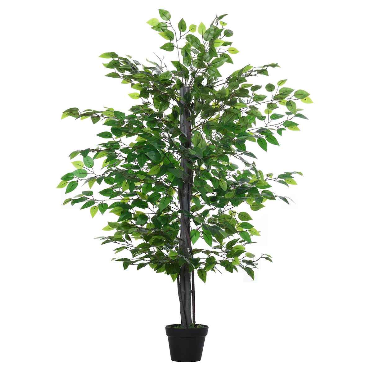 Árbol de Ficus Artificial de 145 cm de Altura con Maceta Interiores