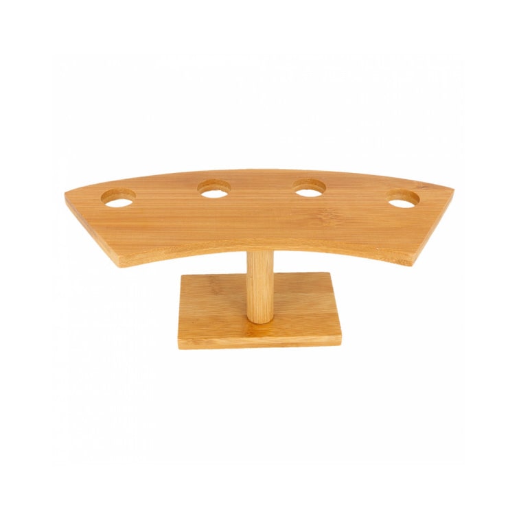 MONOUSO - Bamboe Bediening kegel houder 4 slots (6 stuks)