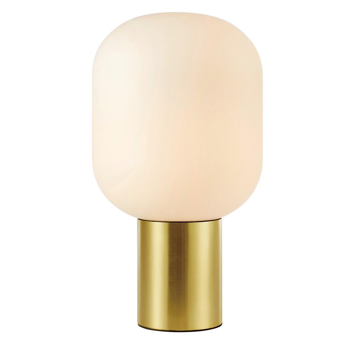 Markslöjd Brooklyn Tischlampe 1L Messing/Weiß