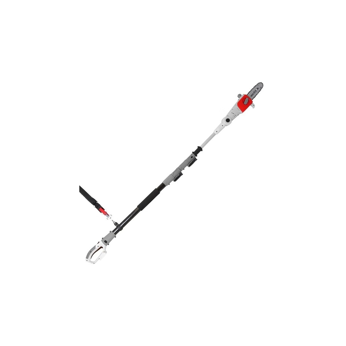 Elagueur sur perche 20V Télescopique jusqu'à 4m - Elagueuse Guide Oregon 20cm- Batterie lithium 2.0Ah Chargeur IKRA