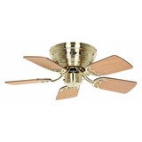 thumbnail of Ventilatore da soffitto Classic Flat III Ottone spazzolato 75 79
