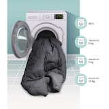 thumbnail of DoubleDry 2 in 1 Dekbed 240x200 - Lits Jumeaux wasbaar dekbed zonder overtrek - antraciet