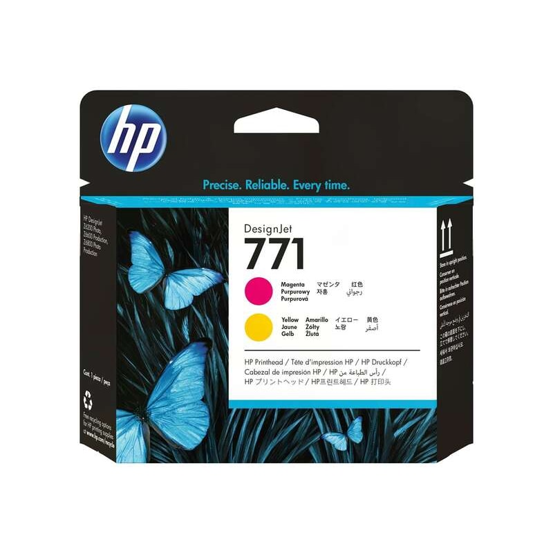HP Druckopf CE018A 771 magenta/gelb