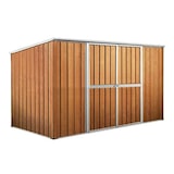 thumbnail of Casetta attrezzi giardino lamiera Box in Acciaio Zincato 345x186cm x h1.92m - 98KG - 6.42mq - LEGNO