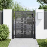 thumbnail of vidaXL Tuinpoort, Tuindeur 105x75 cm Cortenstaal Vierkant Ontwerp