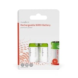 thumbnail of Nedis Wiederaufladbarer Ni-MH-Akku C - 1.2 V DC - 4000 mAh - vorgeladen - 2-Pack - HR14