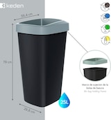 thumbnail of Keden Compacta Q Set mit 4 Recycling-Behältern, 45 l, in Mehrfarbig