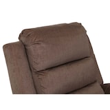 thumbnail of Fernsehsessel HWC-K63, Relaxsessel, Liegefunktion Aufstehhilfe Massage Heizfunktion, Stoff 220g/m² Chenille ~ braun