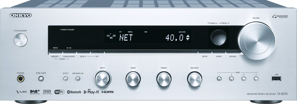 ONKYO TX-8270 Stereo 3D Silber