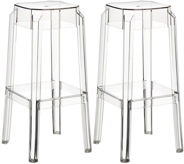 Set 2x Taburete Fox Transparente