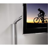 thumbnail of PVC Kabelkanal Halbrund 100/7/2cm Silber-Grau