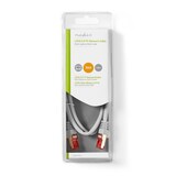 thumbnail of Câble Réseau Cat 6 S/ftp  Rj45 (8p8c) Mâle - Rj45 (8p8c) Mâle  1,0 M  Gris Usage Non Intensif Nedis