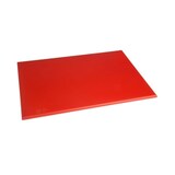 thumbnail of Planche à découper anti-bactérienne en haute densité Hygiplas rouge
