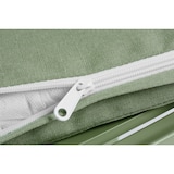 thumbnail of METRO PROFESSIONAL Stapelstoel met armleuningen, incl. kussen, aluminium/polyester, olijfgroen