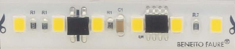 Fita LED 50m Profissional Série Fine 75, 220V, Potência 7W/m ...