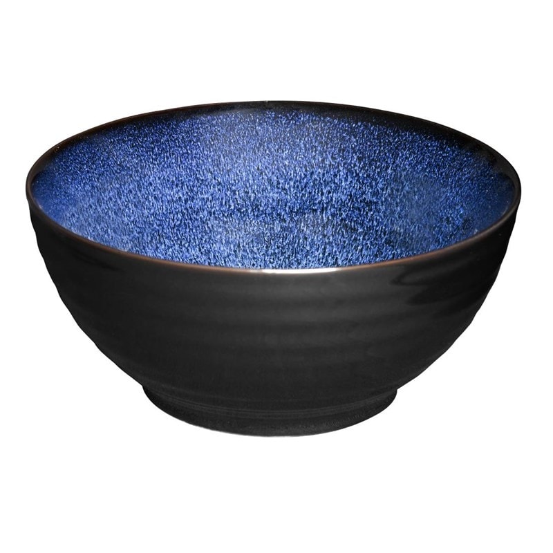 Olympia Luna Midnight Blue Bowls met voet 205 mm (verpakking van 4)