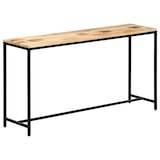 thumbnail of Table console 140 x 35 x 76 cm Bois de manguier massif brut Modèle Sirius Line
