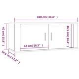 thumbnail of vidaXL 3-tlg. TV-Schrank-Set Räuchereiche Holzwerkstoff
