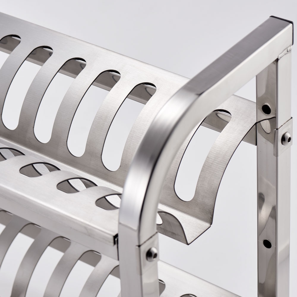 Stalgast Roestvrij stalen afdruip- en opslagrek