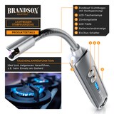 thumbnail of Brandson Feuerzeug elektrisch, Lichtbogen Stabfeuerzeug USB aufladbar (2-St), Kerzenanzünder für Küche, Kerzen, Gasherde, Grill, Kamin
