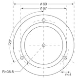 thumbnail of Giemme Spoleto – Termómetro profissional para forno e barbecue em aço inoxidável 0-600 °C