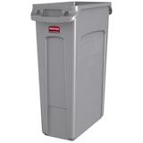 thumbnail of Rubbermaid Slim Jim Mülleimer mit Belüftungskanälen | 87 Liter, HxBxT 76,2x28x56cm | Grau von PROREGAL