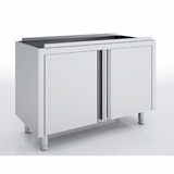 thumbnail of ERATOS Meuble Neutre Avec Portes Battantes Aisi-304 18/10 Prof.600 - Sans Dessus - 1000X600X850 MNB60-100