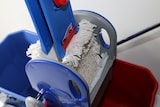 thumbnail of CleanSV MopSet 50 cm 3 teilig, Wischset Putzset: Mophalter Mikrofasermop Wischmop und Teleskopstiehl