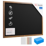 thumbnail of ALLboards Lavagna nera da gesso in cornice di legno 120×90 cm