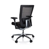 thumbnail of Sedia da ufficio NOVA PRO ALU stoffa nera hjh OFFICE