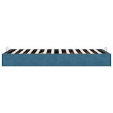 thumbnail of vidaXL Ottoman-Bett ohne Matratze Dunkelblau 90x200 cm Samt