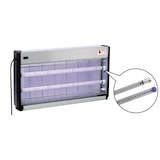 thumbnail of L2G - IC30L - Insectocutor eléctrico, exterminador de insectos electrico con 2 tubos led 2×7 w, cobertura 100 metros cuadrados, en aluminio