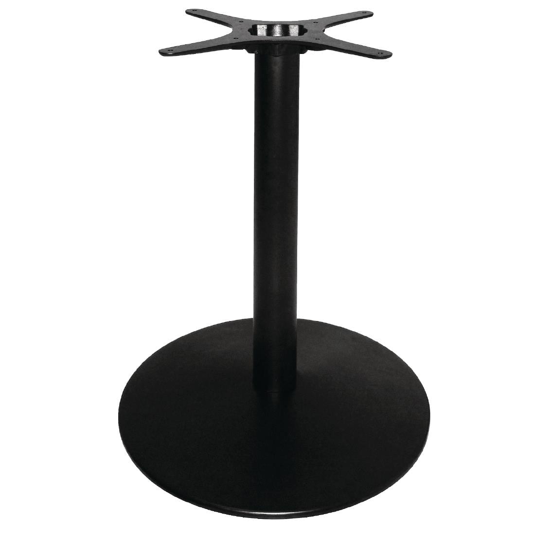 Bolero ronde tafelvoet van zwart gietijzer Ø550mm