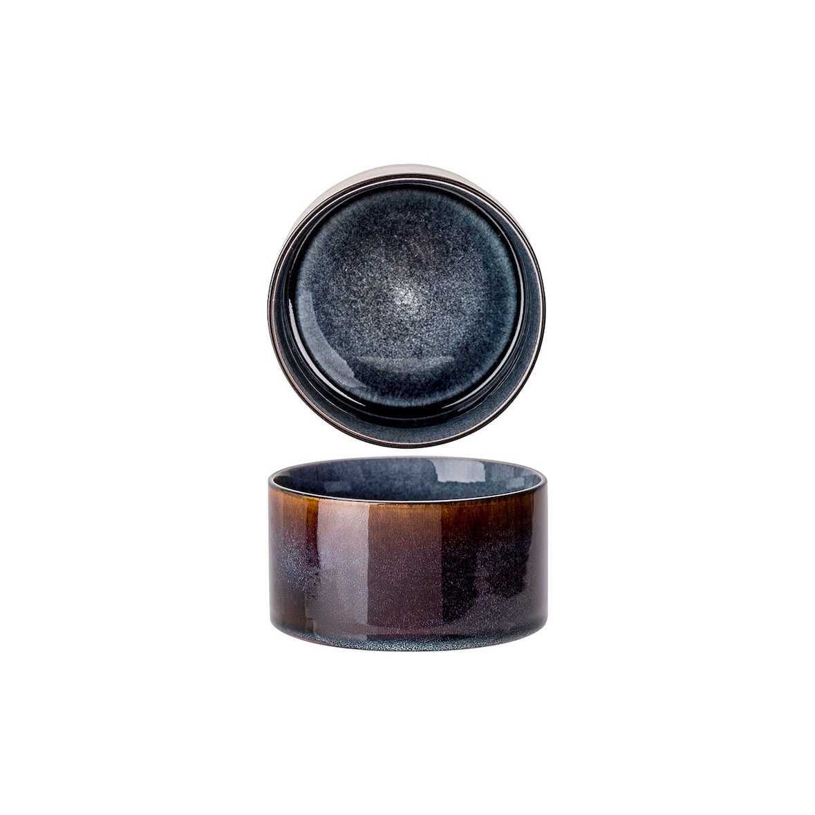 COSY & TRENDY Bol rond Quintana porcelaine bleu 11 cm