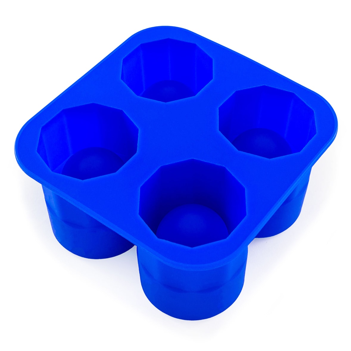 Silikonform Shotgläser - blau 12x12x7cm - Silikon Form Backen, Seife & mehr - Backform
