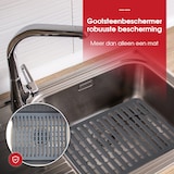 thumbnail of HGMD Gootsteenmat Grijs - Gootsteen Beschermer - Anti Kras - Keuken Accessoires - Siliconen