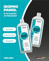 thumbnail of Teslanol 26045 Aktivreiniger (Isopropanol) - reinigt schonend und zuverlässig empfindliche Materialien - 1000 ml