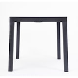 thumbnail of Mesa de comedor de jardín, plástico, 78 x 78 cm, aspecto madera, cuadrada, antracita