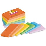thumbnail of POST-IT® Notes Super Sticky Playful 76 x 127 mm. 6 blocs, 90F. Ass : rouge/orange/jaune/vert/bleu/violet.