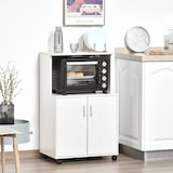 thumbnail of HOMCOM Mobile Cucina per Microonde con Ruote e Armadietto in Legno