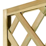 thumbnail of Pannello barriera ad arco grigliato 180x180 cm frangivista in legno di pino impregnato Lasa