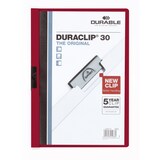 thumbnail of Klemmmappe Duraclip Original 30 bis 30 Blatt A4 dunkelrot Packung mit 25 Stück