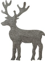 thumbnail of Dekoaufsteller Fadi Hirsch Filz H.75 cm grau Stückpreis