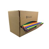 thumbnail of Pomebio Papieren Rietjes - Mix Kleuren - 6x195 mm - Dispenserbox 500 stuks