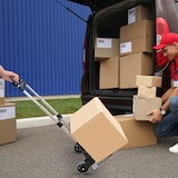 thumbnail of HOMCOM Carro Plataforma de Transporte Carretilla Plegable Carretilla de Mano hasta 70 kg