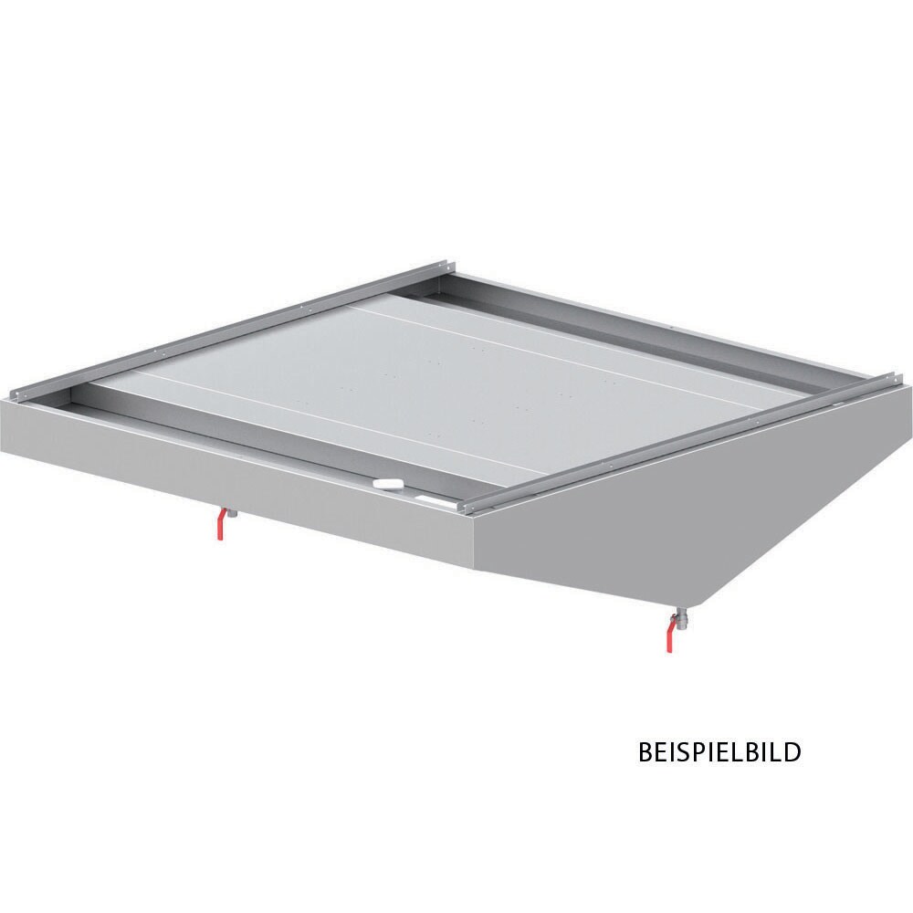 Stalgast Deckenhaube "Basic Line", Schrägform  1700 mm x 1600 mm mit Flammschutzfilter Typ B