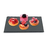 thumbnail of aro Schiefertablett, 30 x 20 x 0.5 cm, rechteckig, schwarz, 2 Stück