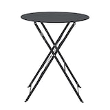 thumbnail of Table pliante en acier gris anthracite