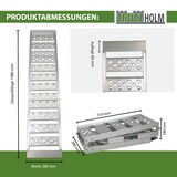 thumbnail of TRUTZHOLM 2 x Auffahrrampe 2-fach klappbar 198 cm Traglast 680  kg Alu grau gerillt/ gelocht Rampe Verladerampe